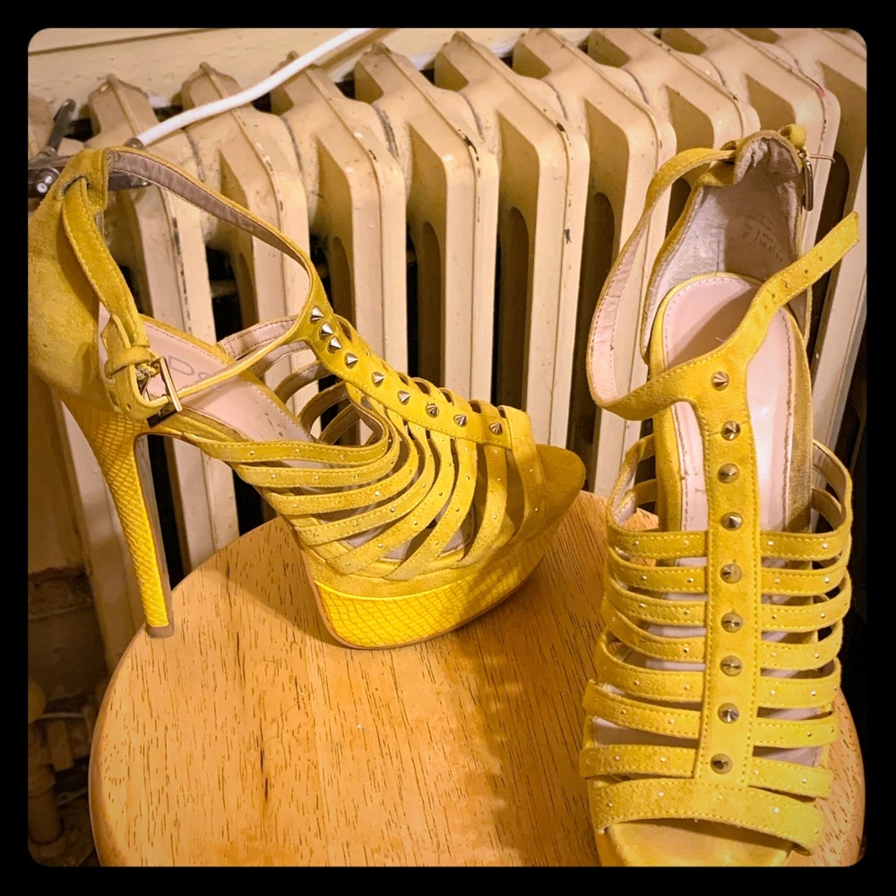 Yellow heels
